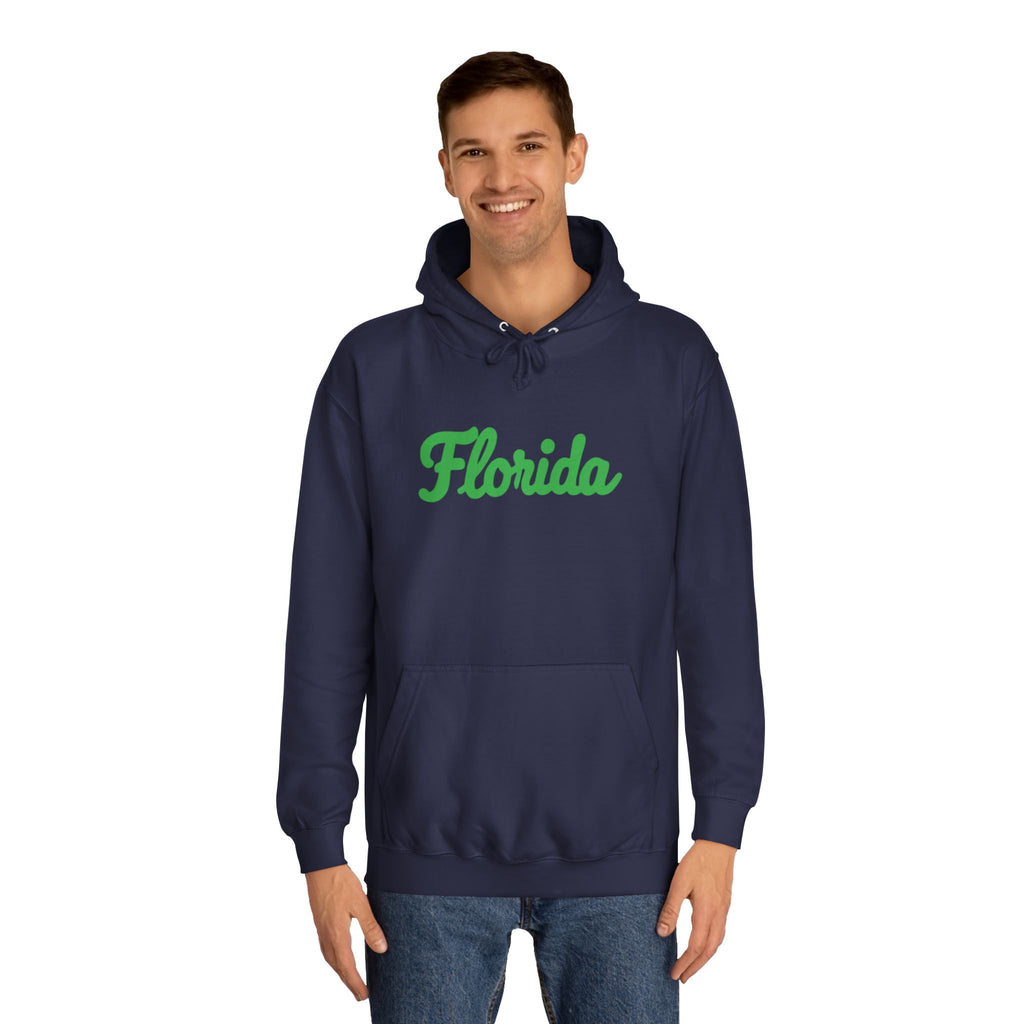 Florida Unisex College Hoodie, Cozy Sweatshirt, College Apparel, Graduation Gift, College Fan Gear, Casual Wear
