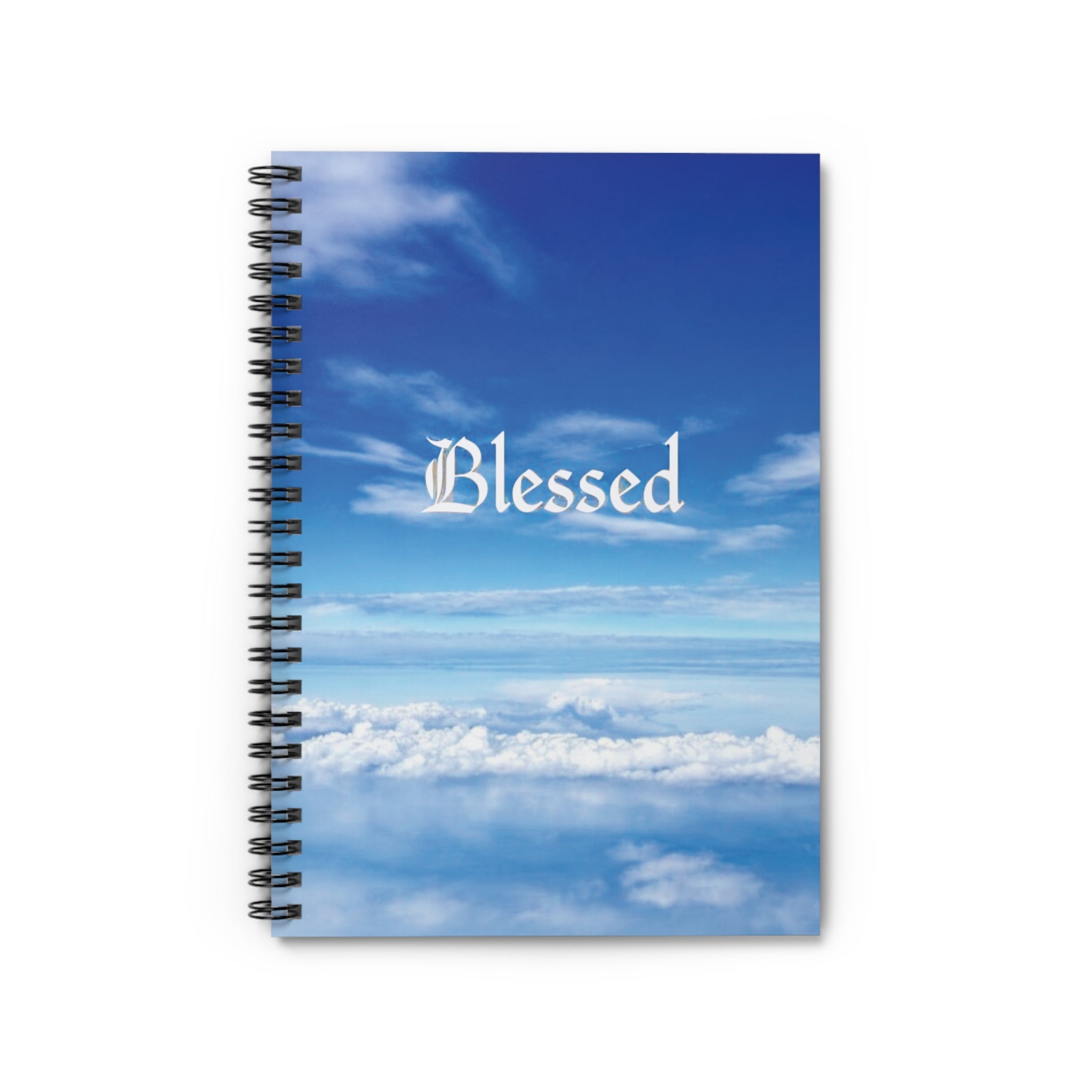 Blessed Sky Spiral Notebook - Inspirational Journal, Perfect Gift, Organization, Note-taking, Study, Prayer Journal