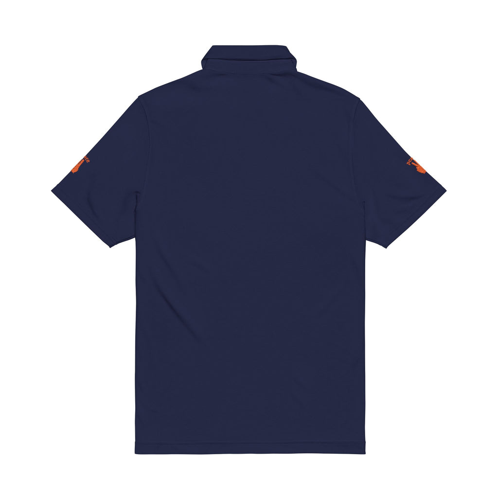 Peace Symbol Embroidered Men's Polo Shirt | Casual Wear, Gift for Him, Sportswear, Summer Fashion, Dad Gift