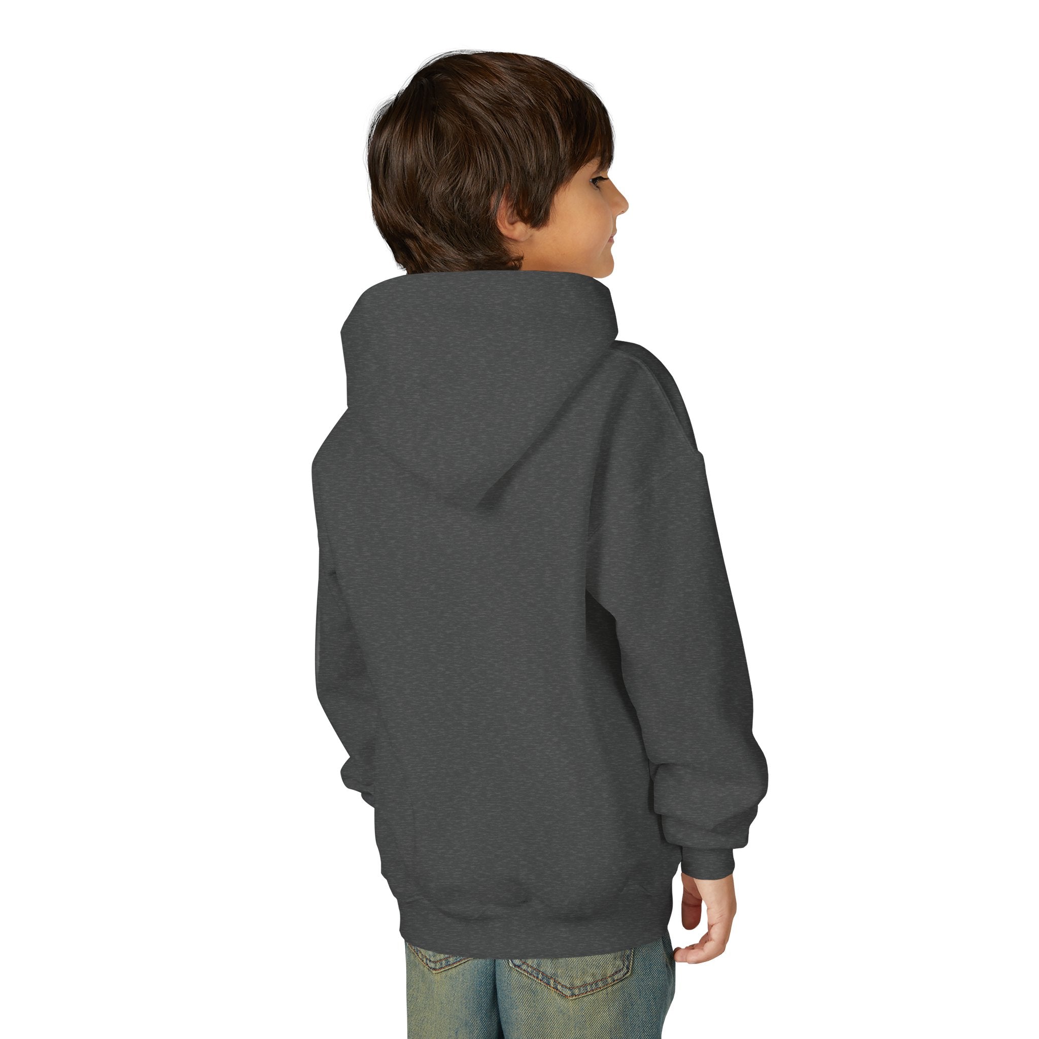 Trendy Youth Hoodie with Glitter Print