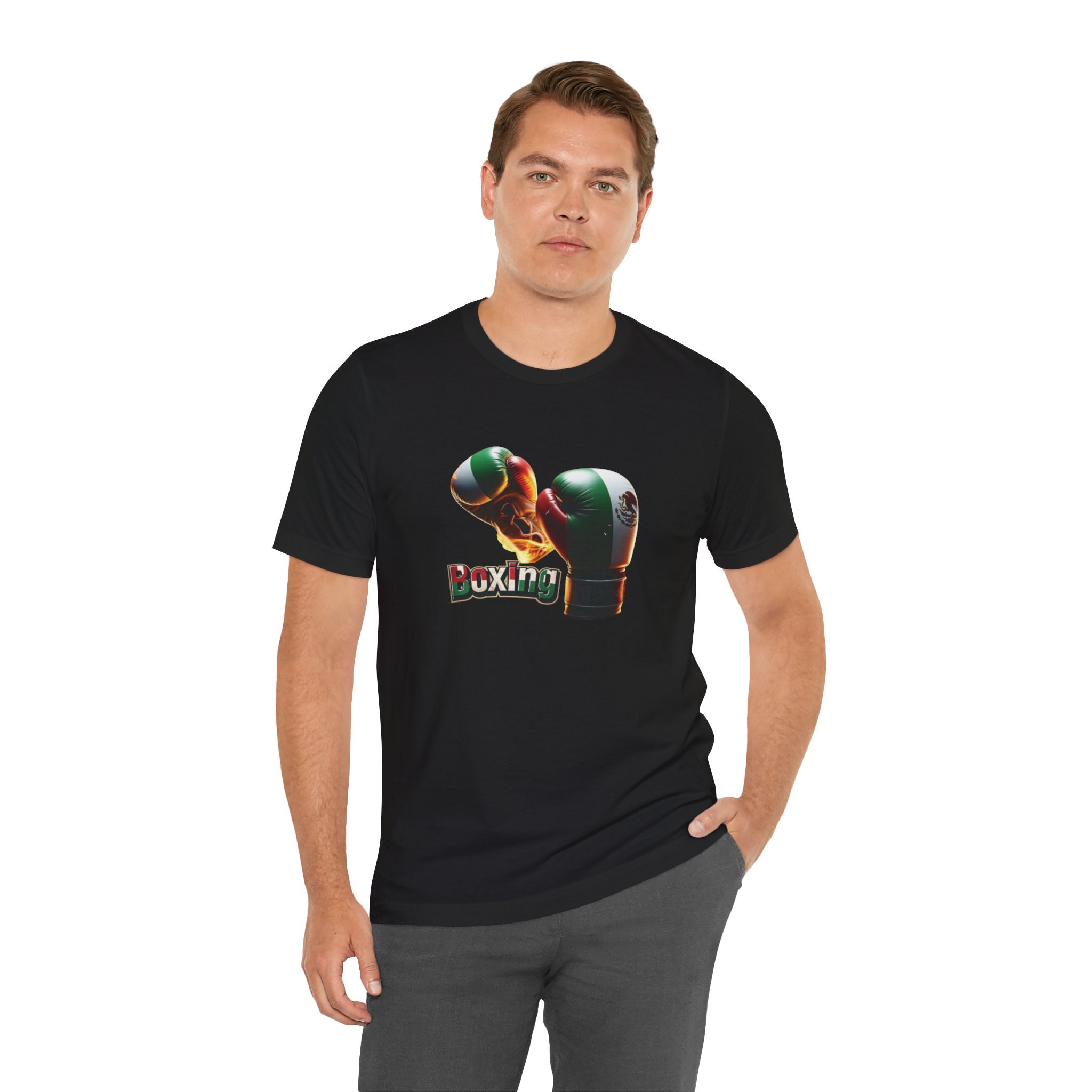 Camiseta unisex con gráfico de boxeo: ropa deportiva para los amantes del fitness