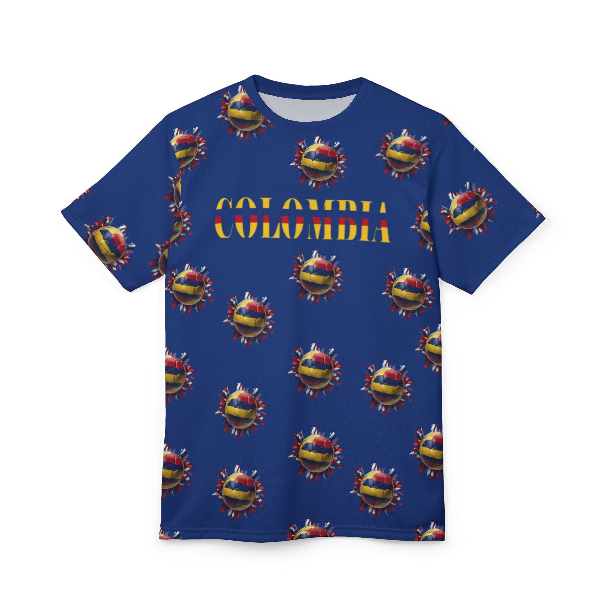 Camiseta colombiana unisex - Tejido de microfibra suave y de primera calidad