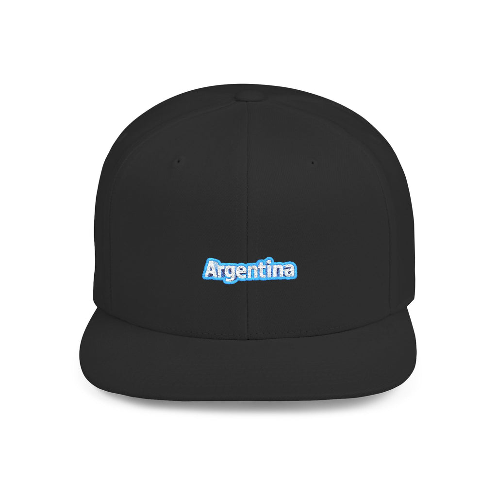 Gorra snapback - Elegante gorra gris argentina para uso casual