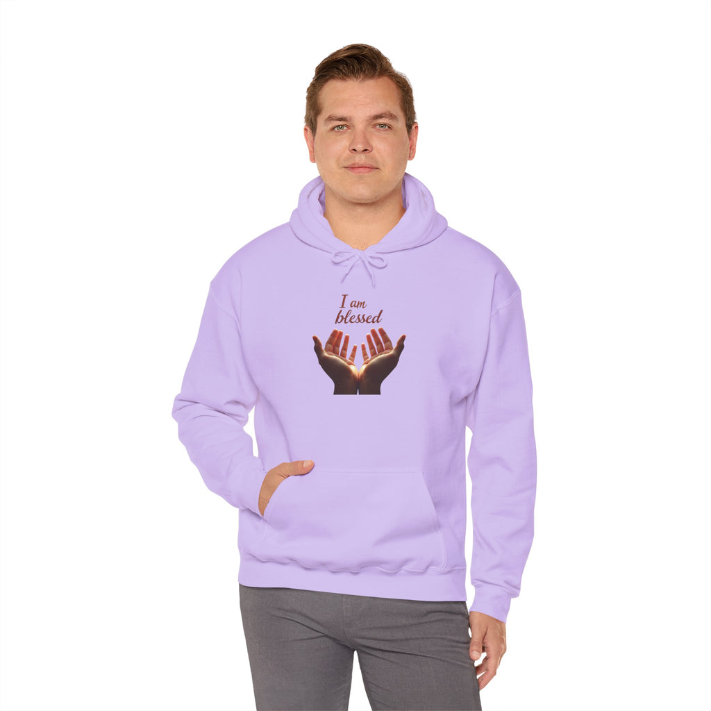 Blessed Hands Unisex Sweatshirt - Cozy Hooded Pullover, Inspirational Gift, Perfect for Gratitude, Faith, and Everyday Comfort