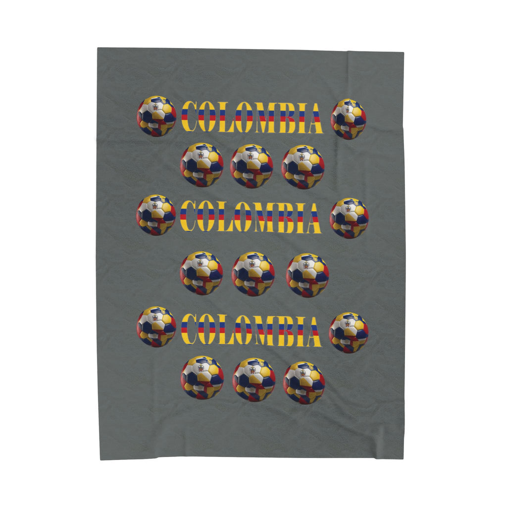 Manta de terciopelo de felpa - Diseño colombiano