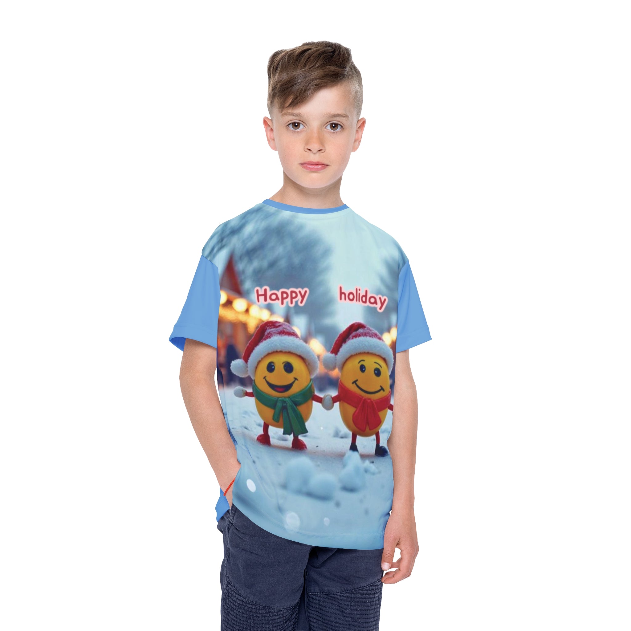 Kids Jersey, Fun Holiday, Unique AOP Shirt, Perfect for Gift