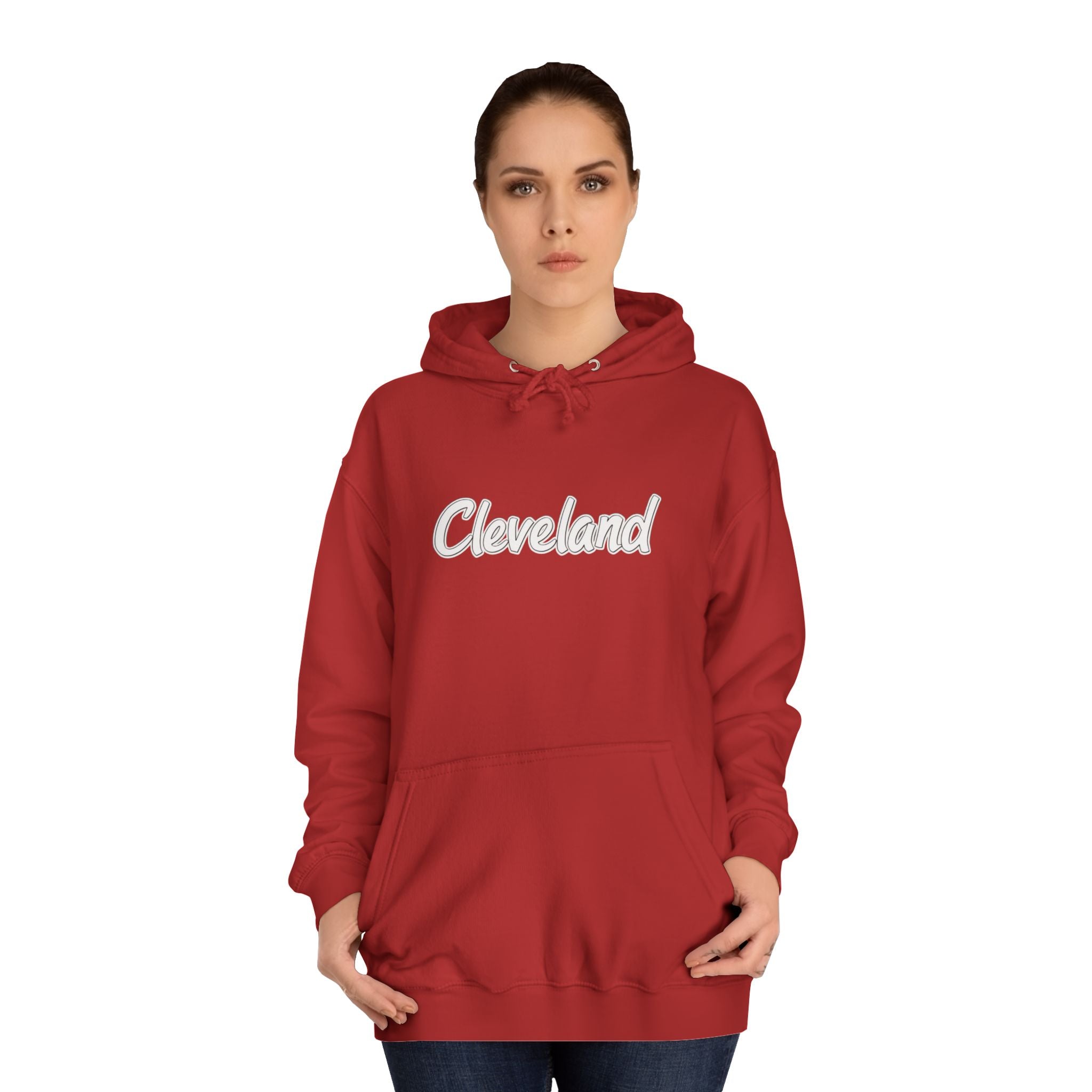 Cleveland Unisex College Hoodie, Stylish Sweatshirt, College Apparel, Gift for Students, Casual Wear, Campus Style 