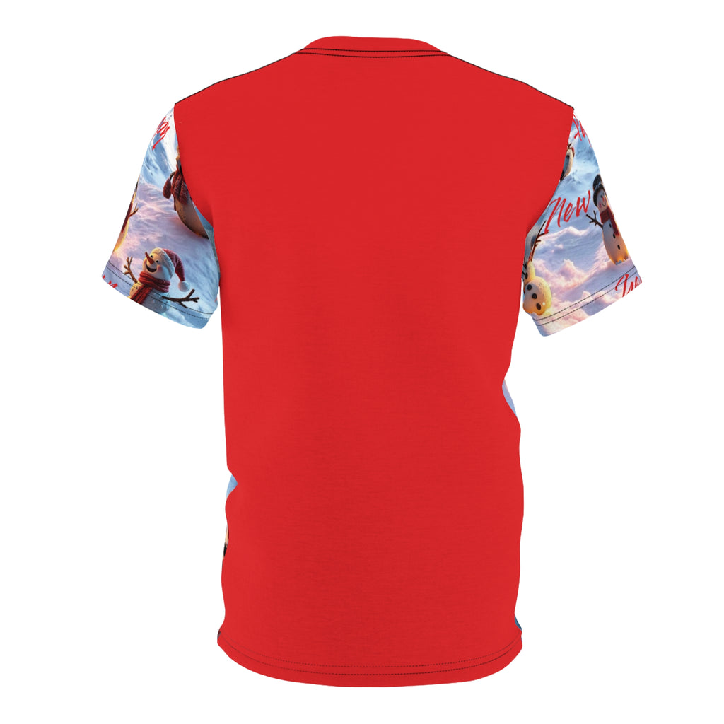 New Year Snowmen Unisex Tee