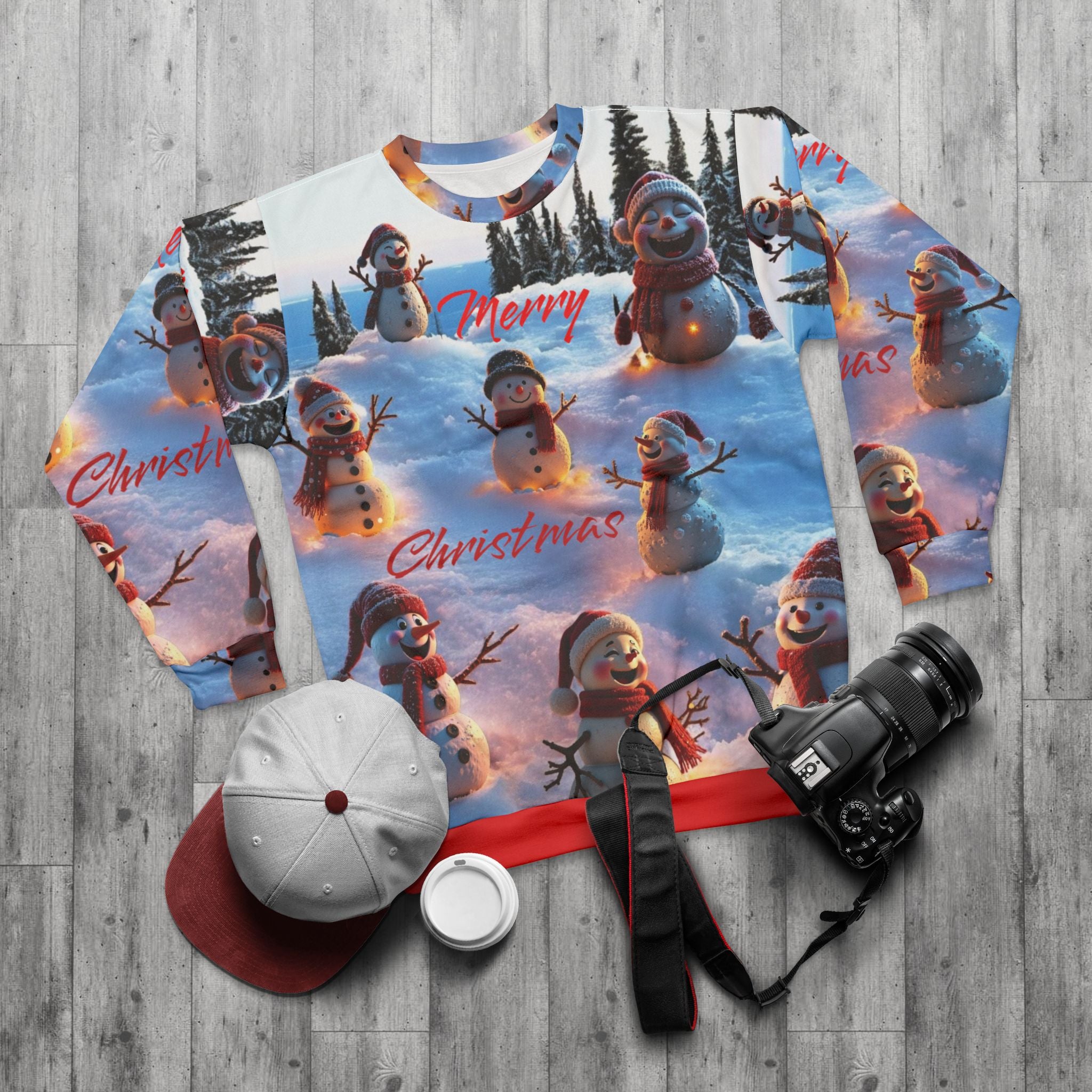 Christmas Snowman Unisex Sweatshirt