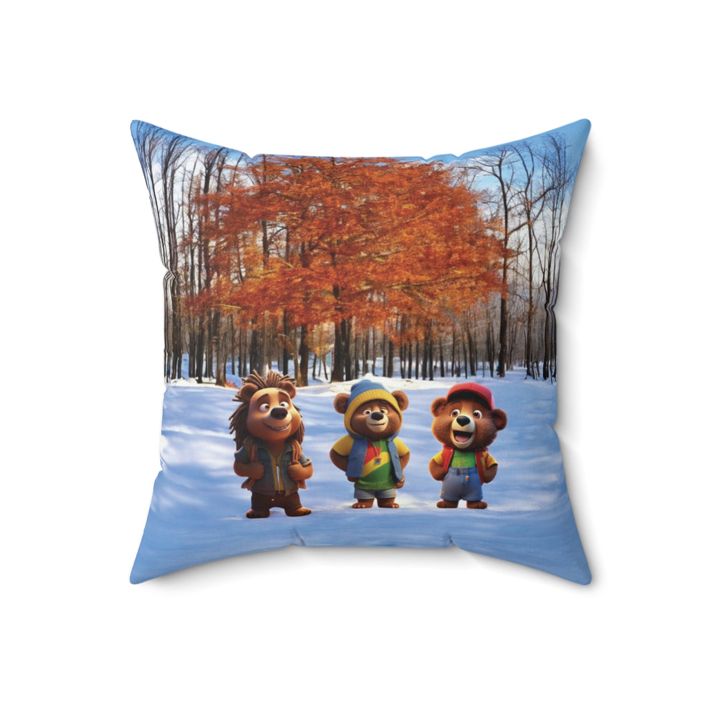 Spun Polyester Square Pillow
