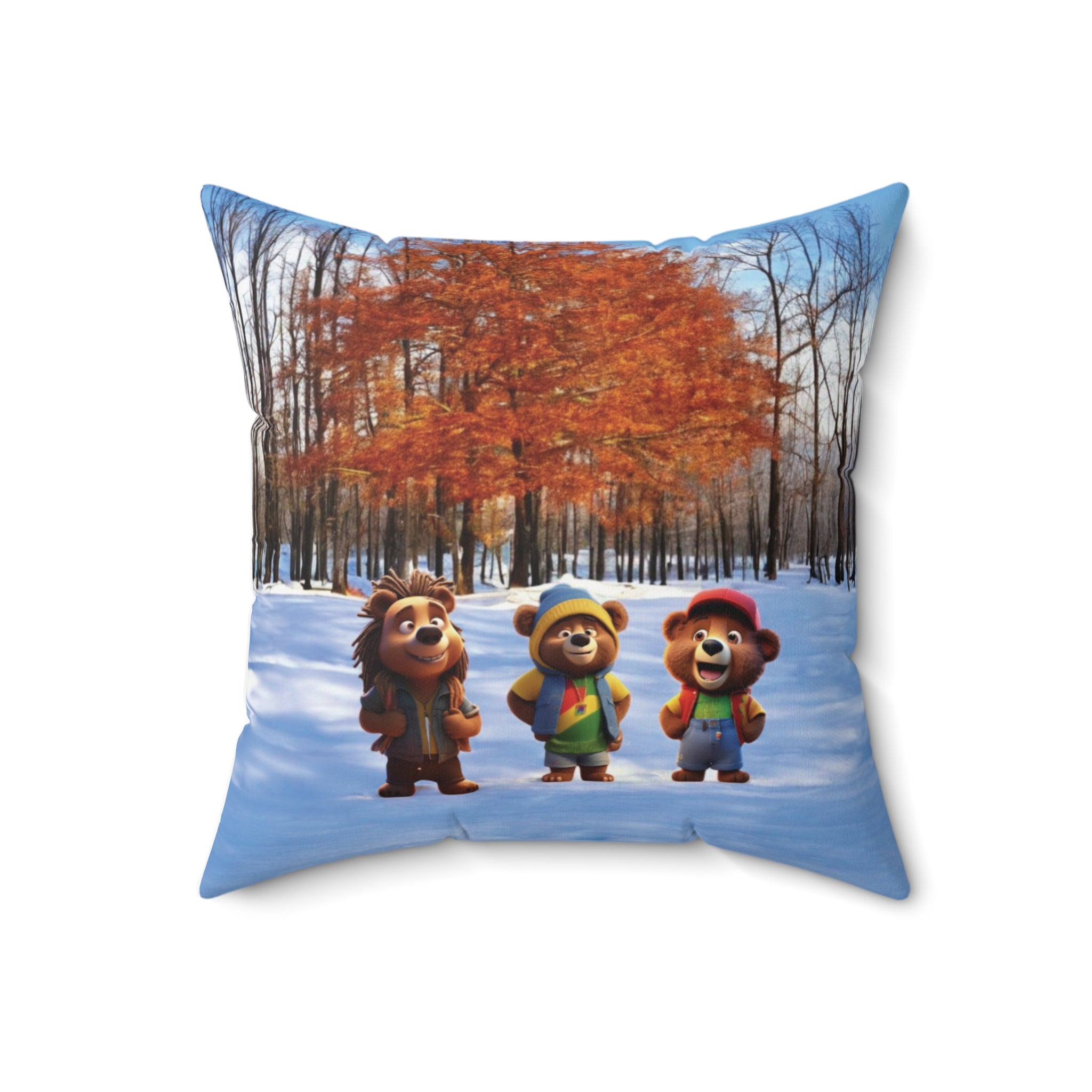 Spun Polyester Square Pillow