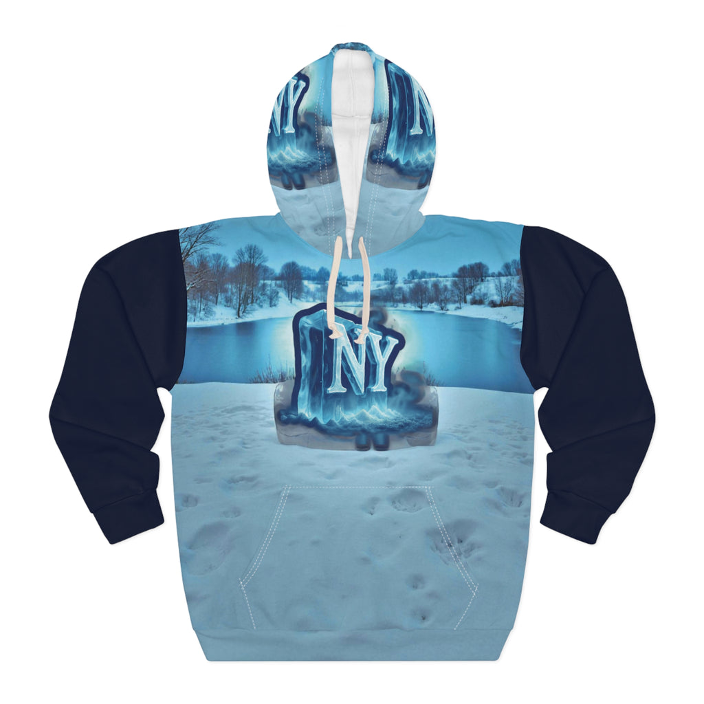 Winter Wonderland Unisex Pullover Hoodie, Cozy Hoodie, Aesthetic Hoodie, NY Hoodie, Personalized Gift, Winter Fashion