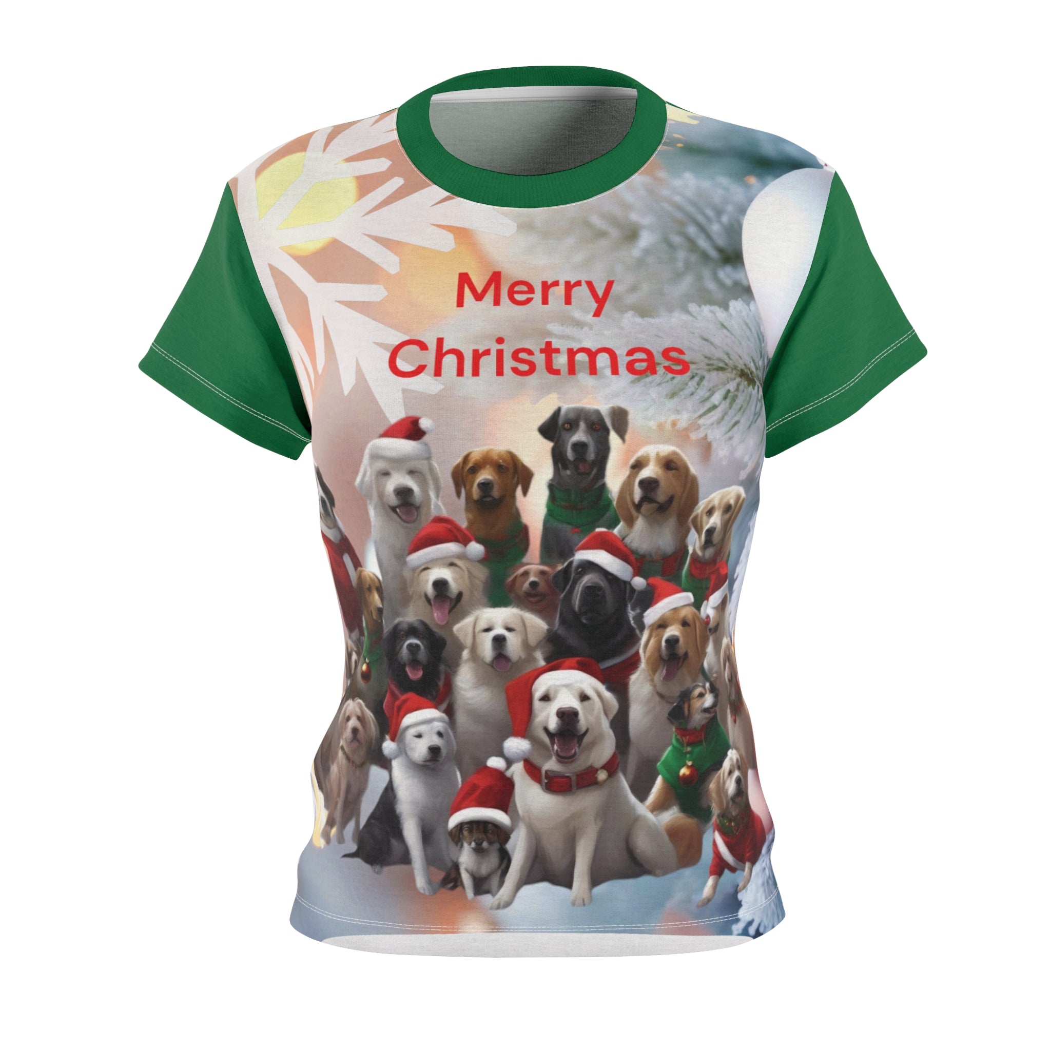 Christmas Dog Cut & Sew Tee