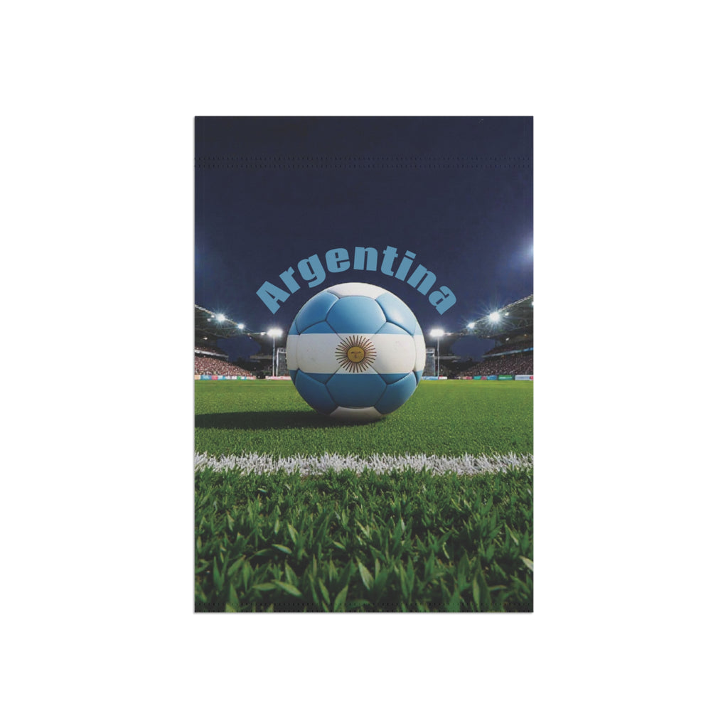 Argentina Soccer Garden Flag – Football Stadium Lawn Banner