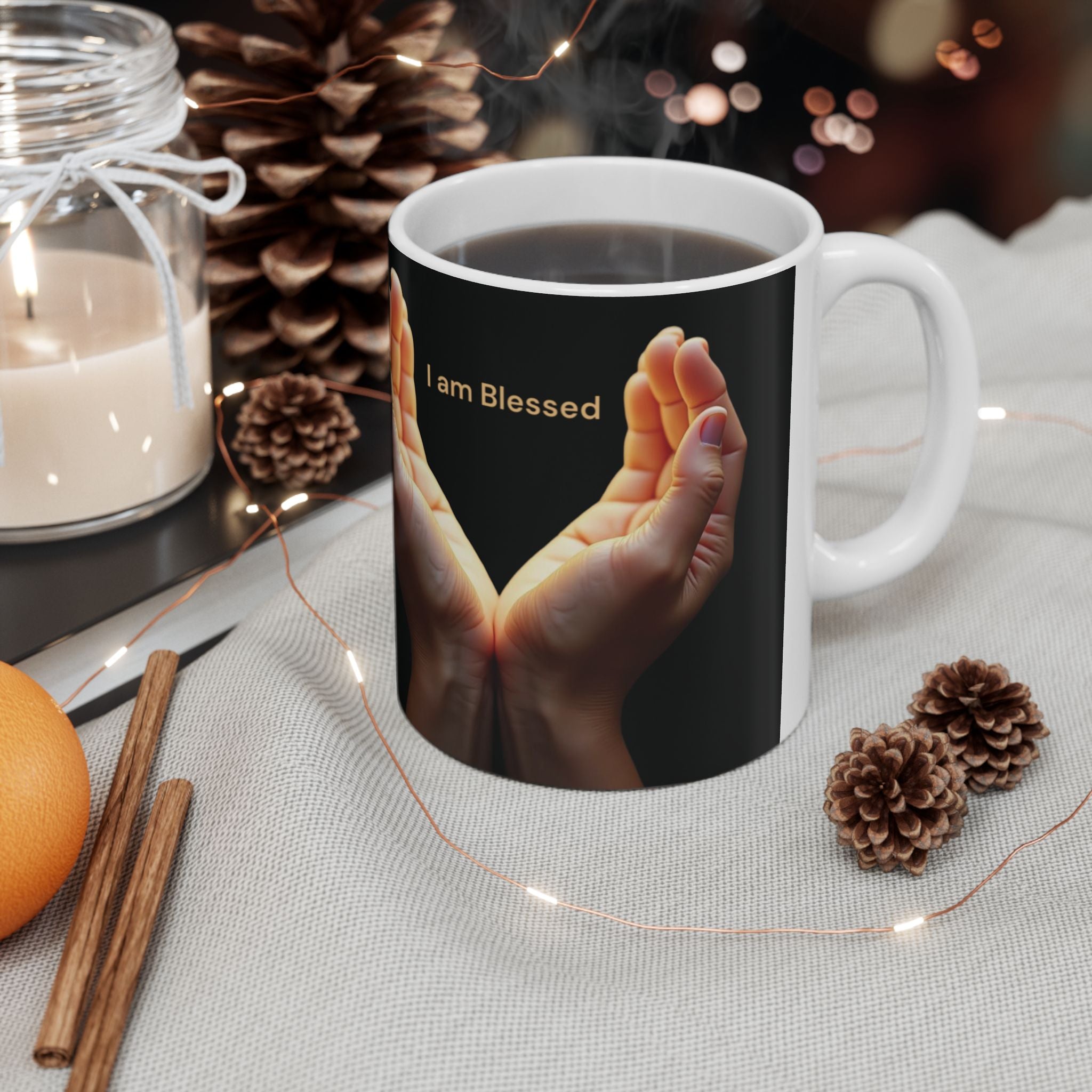 Inspirational Mug - &quot;I am Blessed&quot; - 11oz & 15oz Options