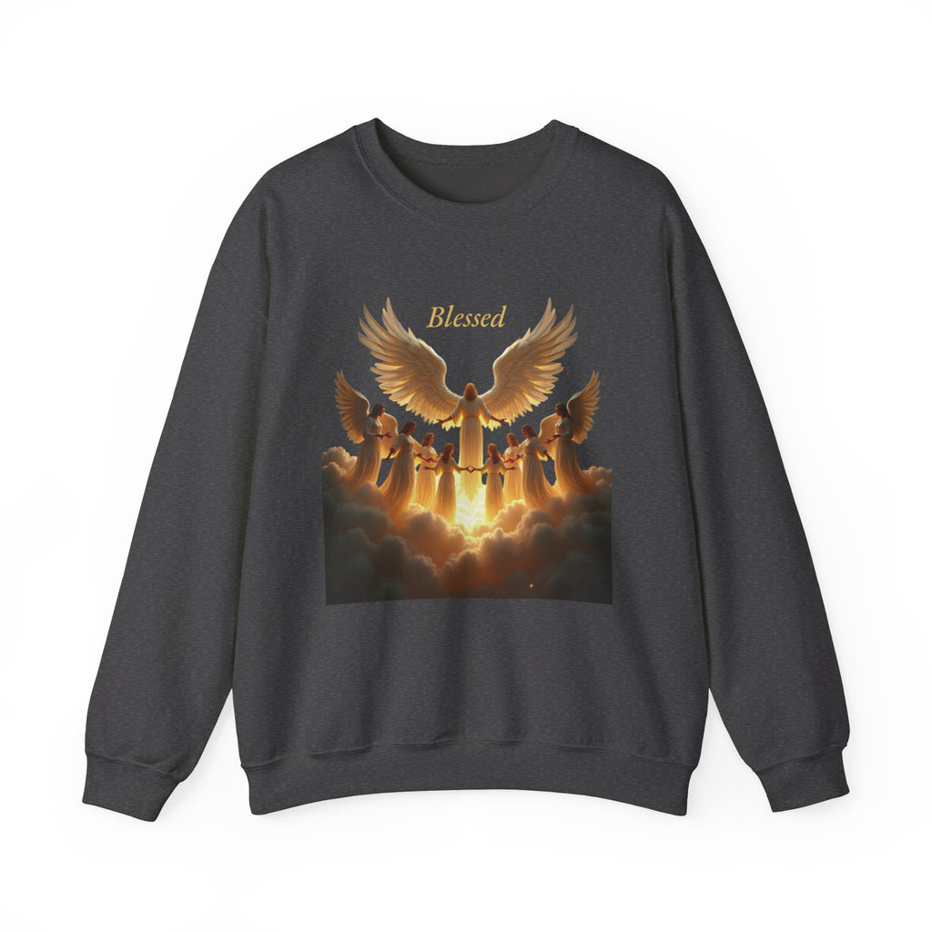 Angelic Sweatshirt, Blessed Faithful Apparel, Spiritual Gift