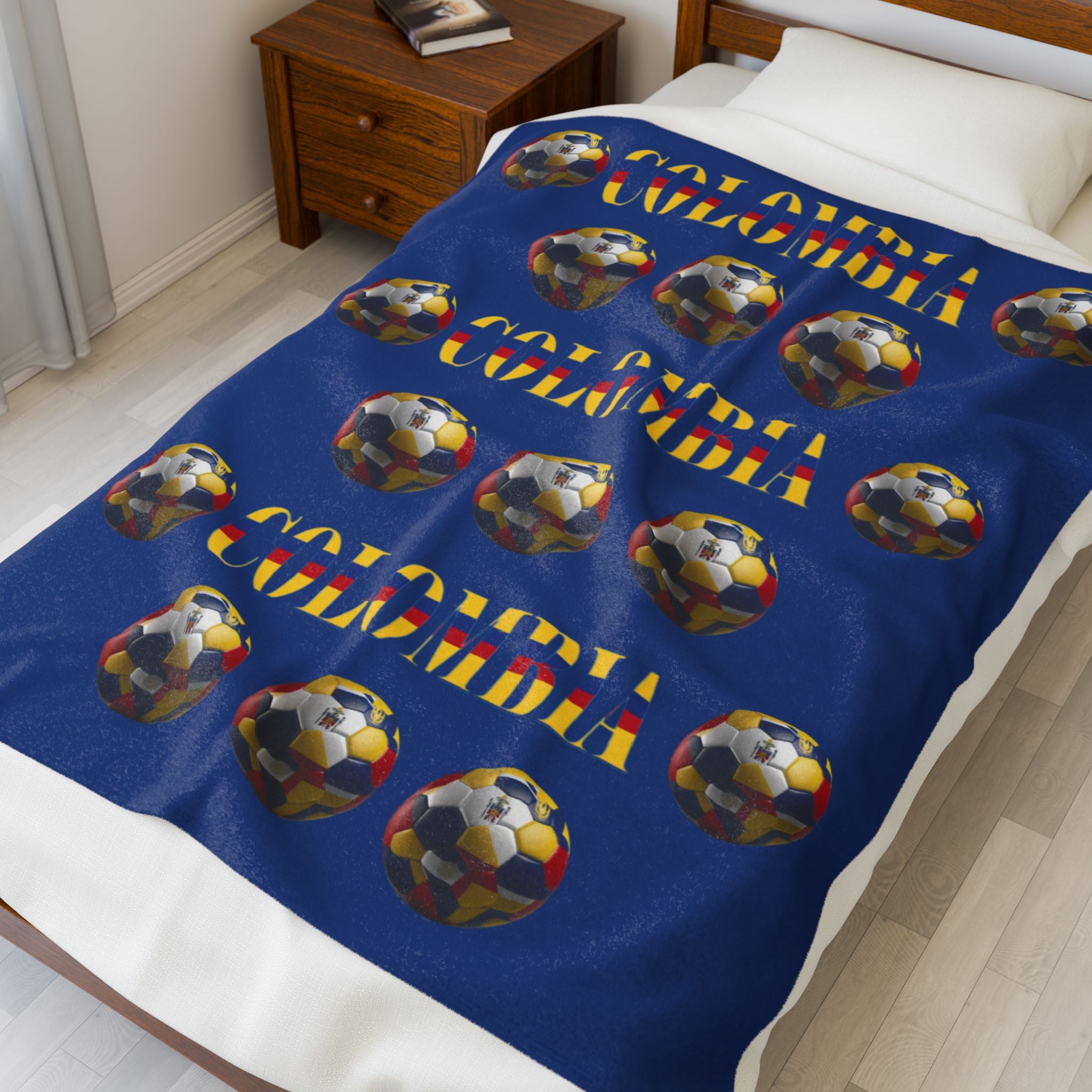 Manta de terciopelo de felpa - Diseño colombiano
