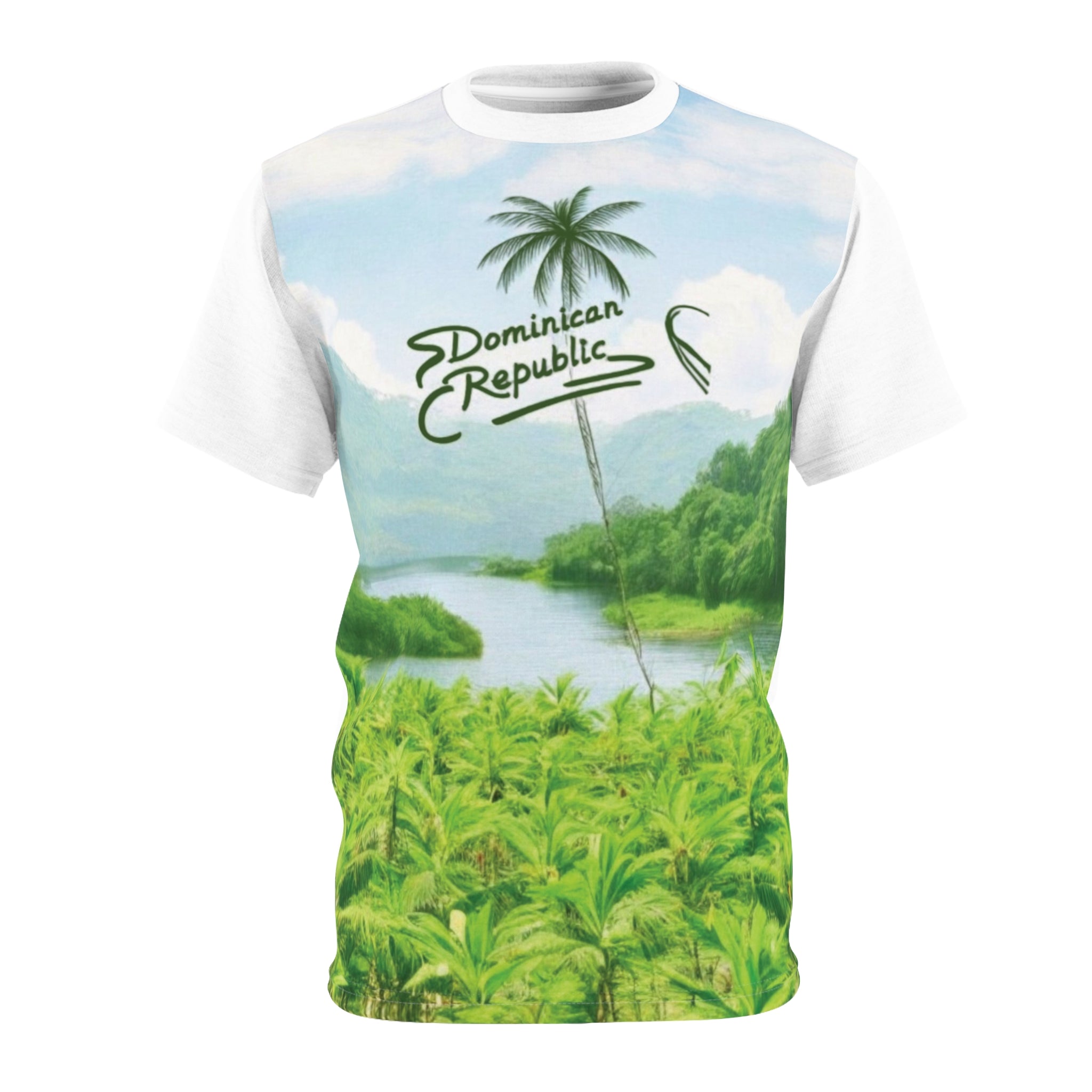 Camiseta unisex de República Dominicana: corte y costura - Camisa de viaje con estilo