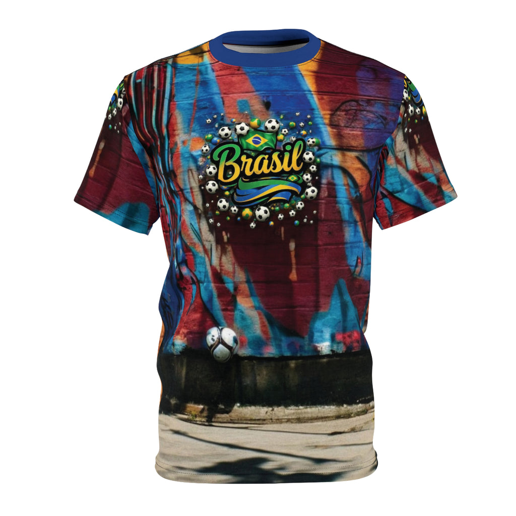 Camiseta vibrante do Brasil para fãs