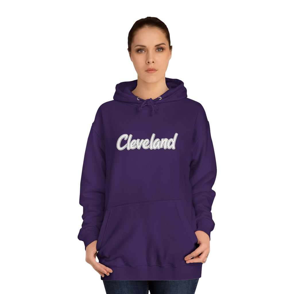 Cleveland Unisex College Hoodie, Stylish Sweatshirt, College Apparel, Gift for Students, Casual Wear, Campus Style