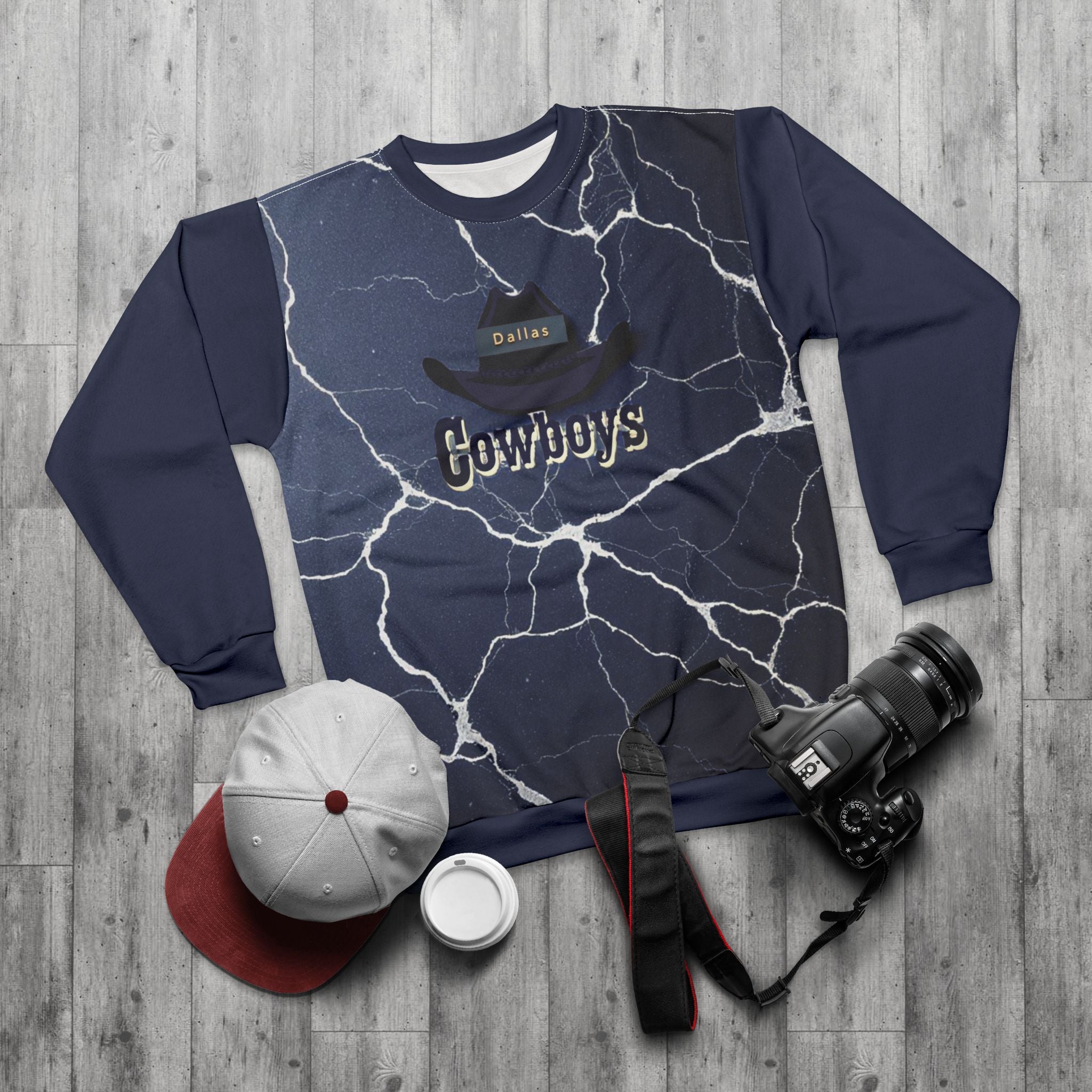 Cowboys Sweatshirt , Unisex AOP Pullover , Apparel, Gift , Comfortable Layering Top 