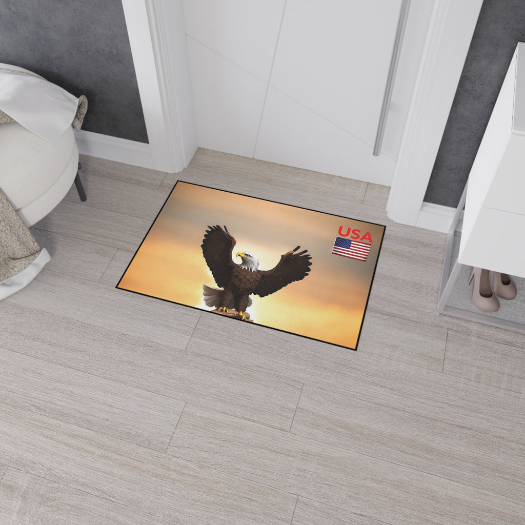 Floor Mat - Eagle Sunset Landscape, Great Gift for Christmas