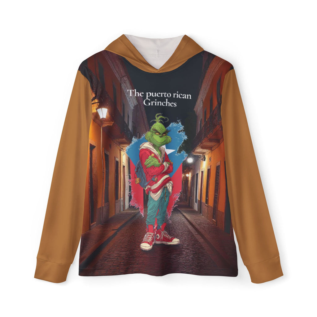Puerto Rican Grinches Hoodie — Holiday Street-Style Men’s Warmup Hoodie