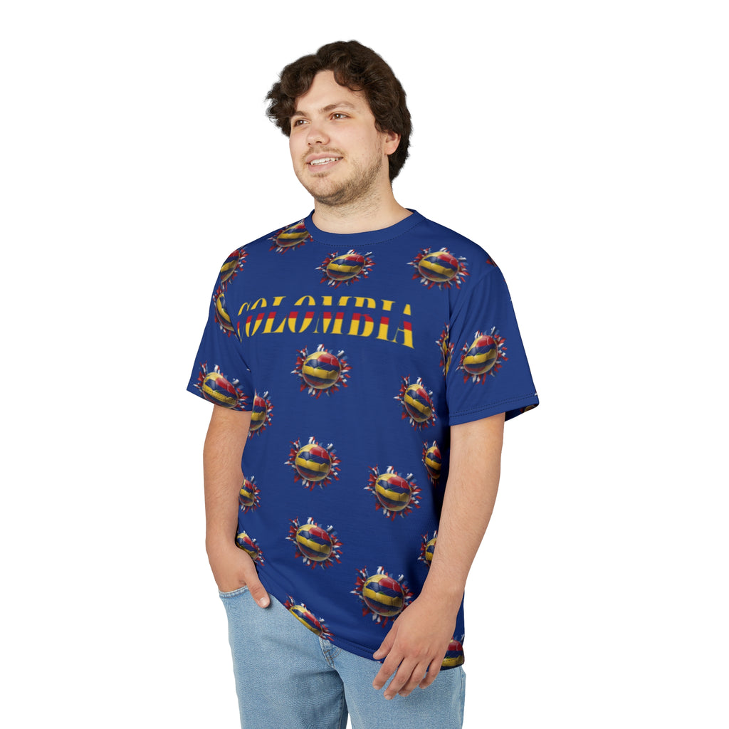 Camiseta colombiana unisex - Tejido de microfibra suave y de primera calidad