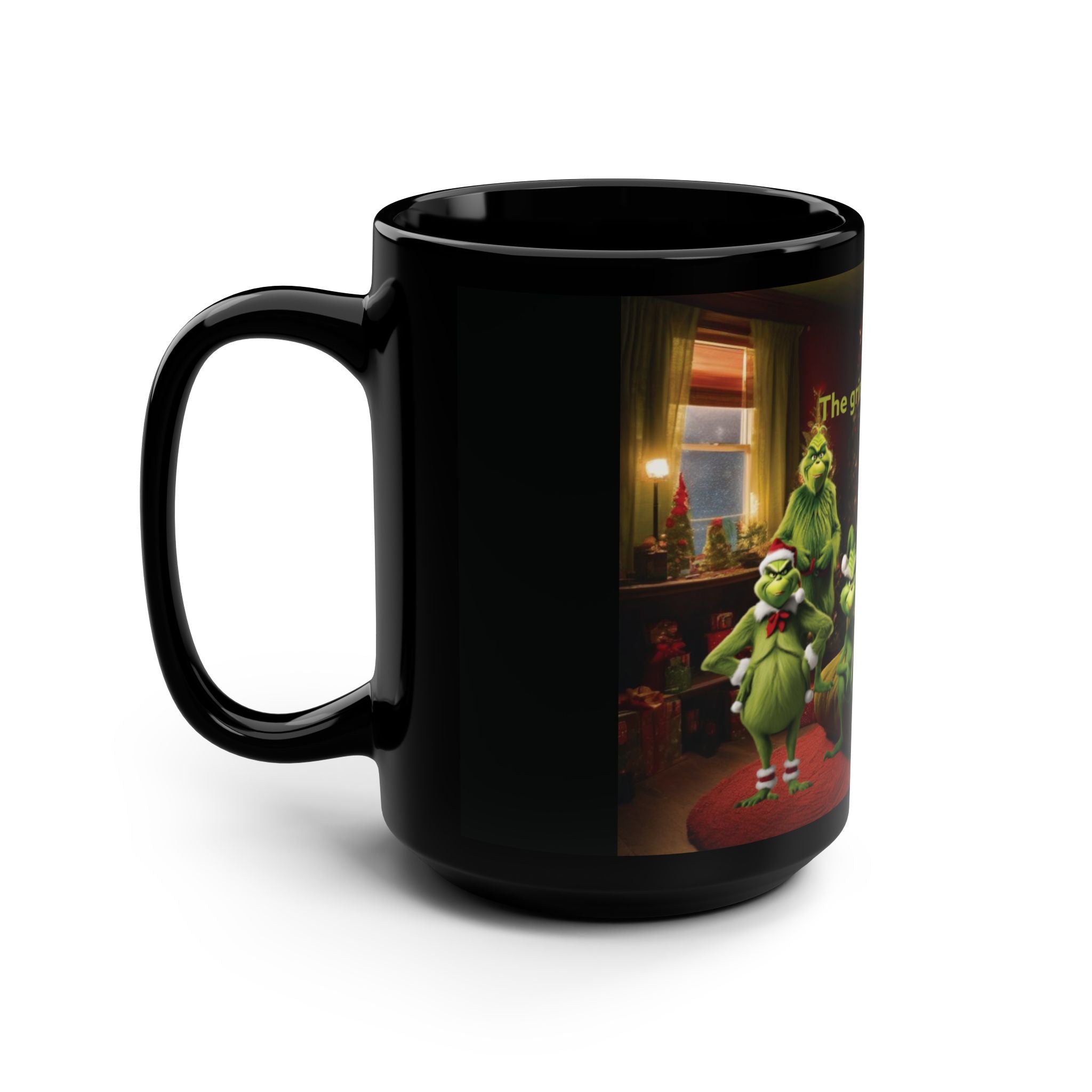 cute Grinch family mug 15oz