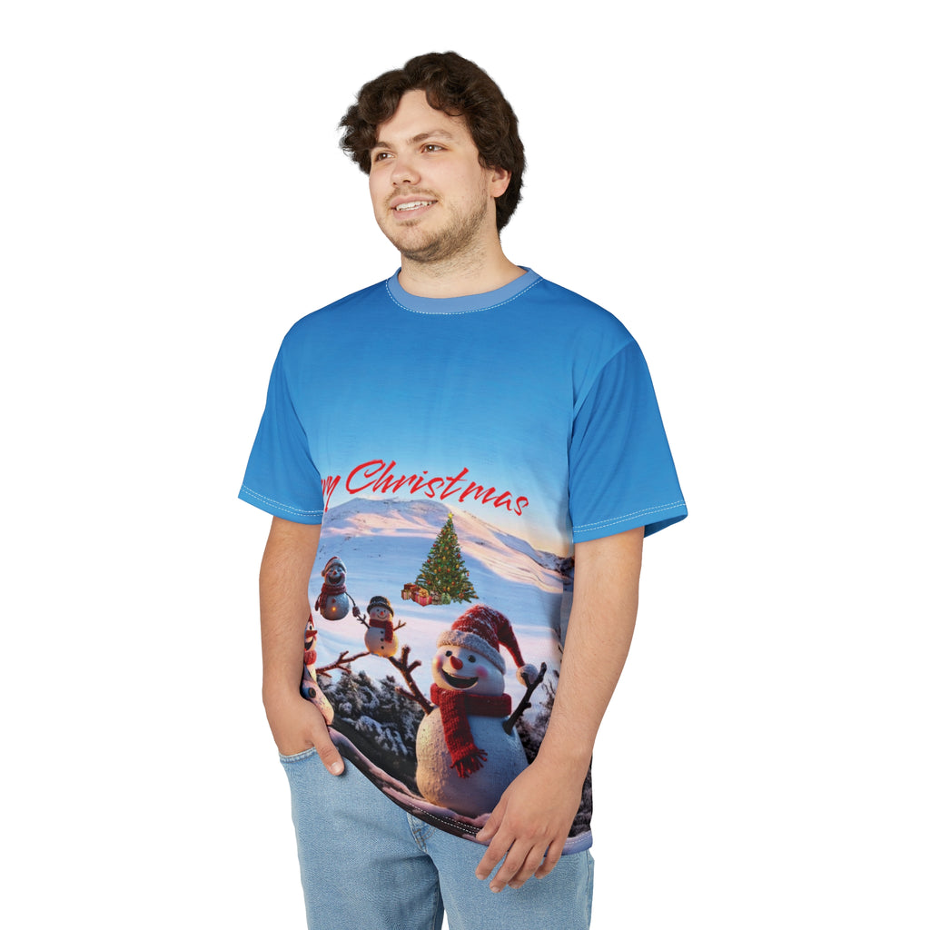 Christmas Snowman Unisex Tee