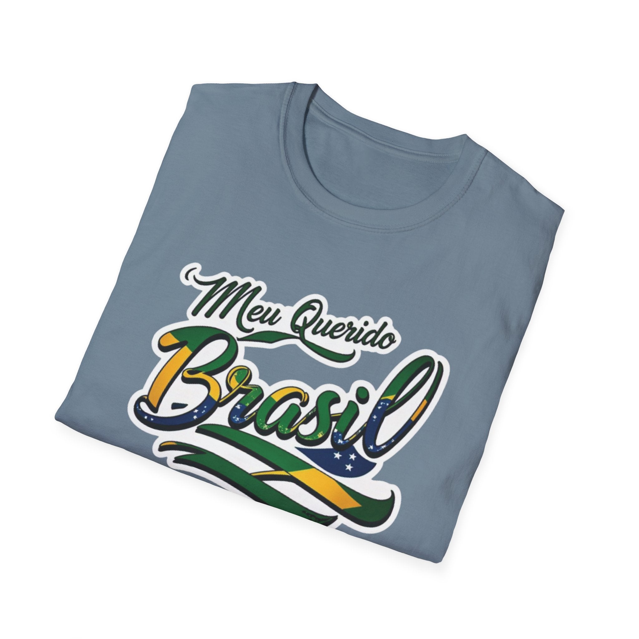 Camiseta Softstyle Unissex Meu Querido Brasil - Celebre o Brasil com Conforto