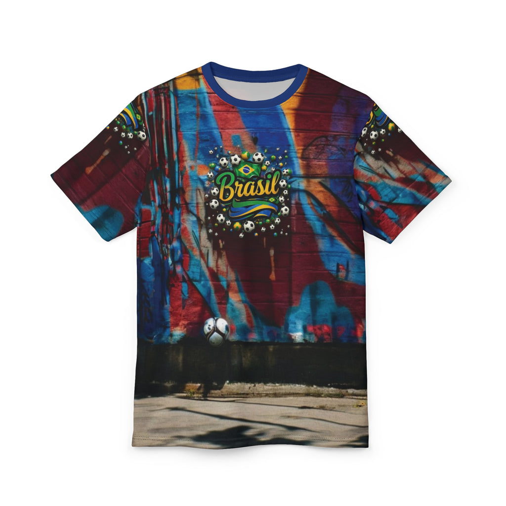 Camiseta vibrante do Brasil para fãs