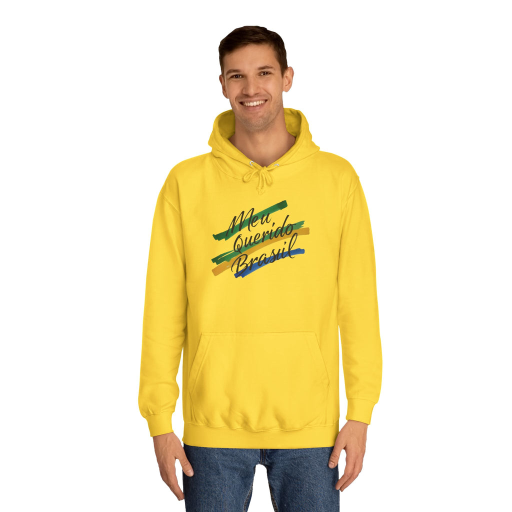 Moletom Universitário Unisex - 'Meu Querido Brasil' - Casual Comfort for Students