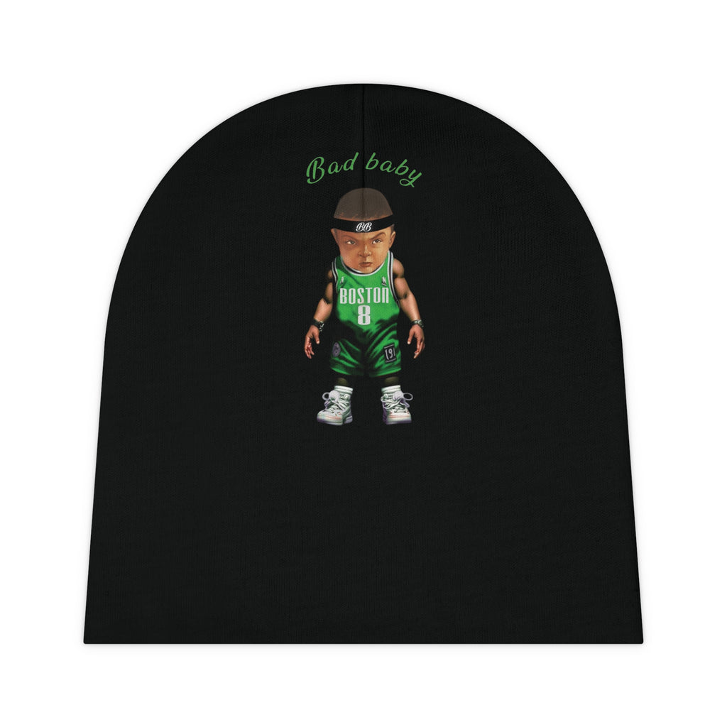 Bad baby Black Beanie (AOP) Bad baby brand