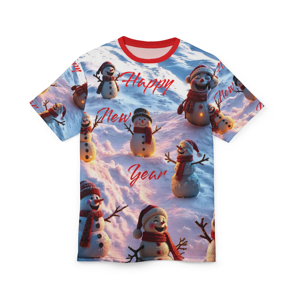 New Year Snowmen Unisex Tee