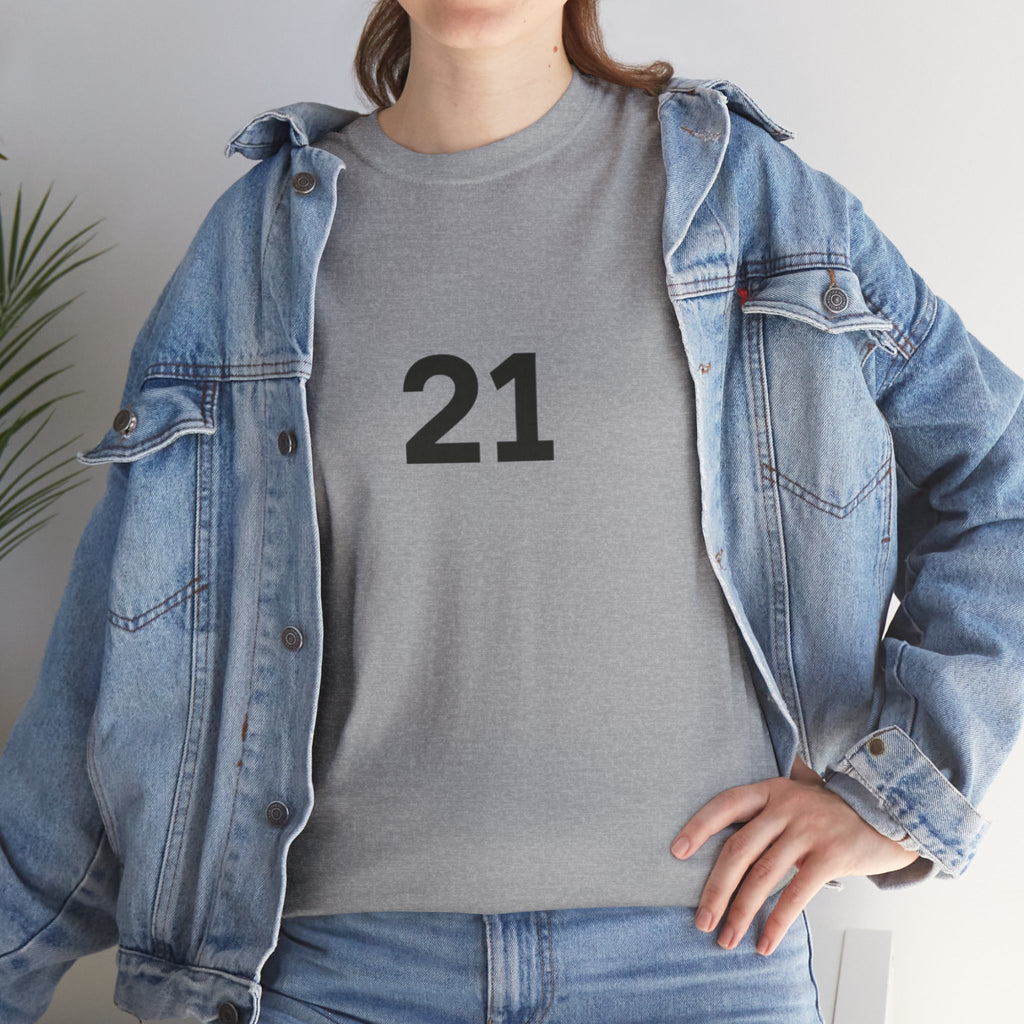 Camiseta unisex de camuflaje Puerto Rico #21. Camiseta personalizable con el número 21 para deportes y celebraciones.