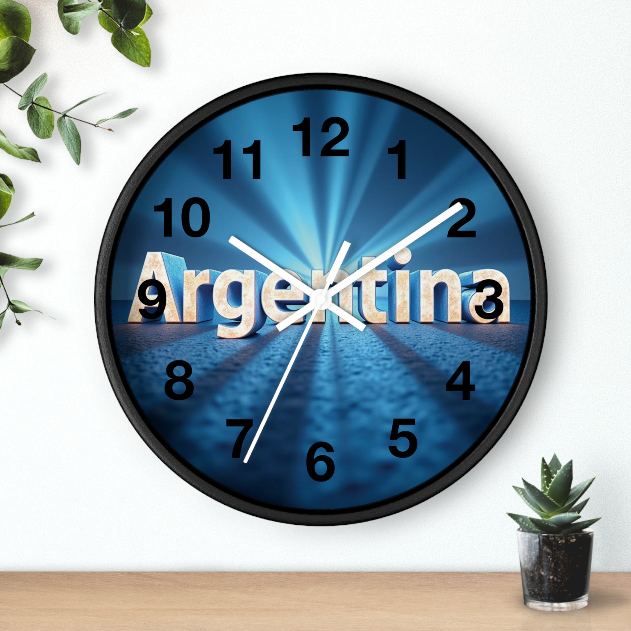 ¡Cada segundo cuenta! Un toque conmovedor y práctico para cualquier habitación con este reloj de pared único y de alta calidad, diseño Argentino.