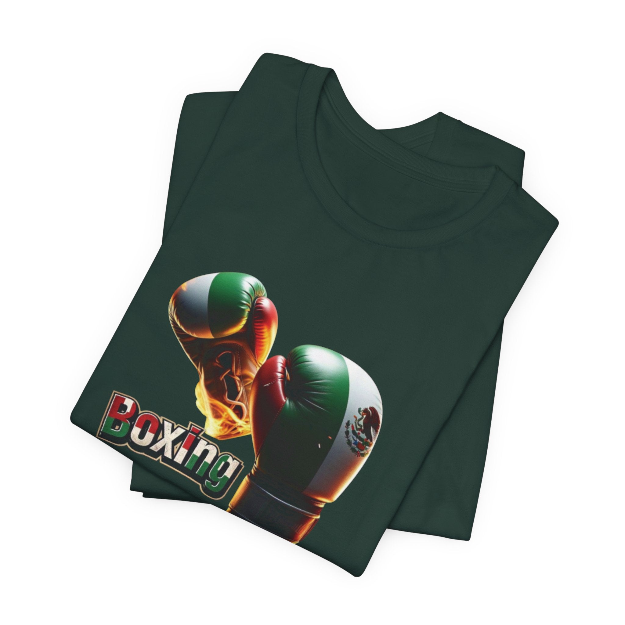Camiseta unisex con gráfico de boxeo: ropa deportiva para los amantes del fitness