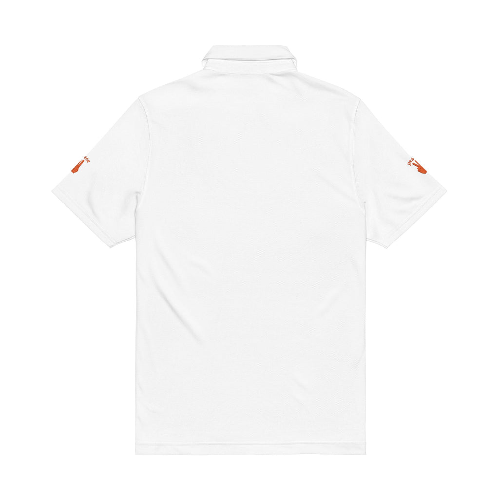 Peace Symbol Embroidered Men's Polo Shirt | Casual Wear, Gift for Him, Sportswear, Summer Fashion, Dad Gift