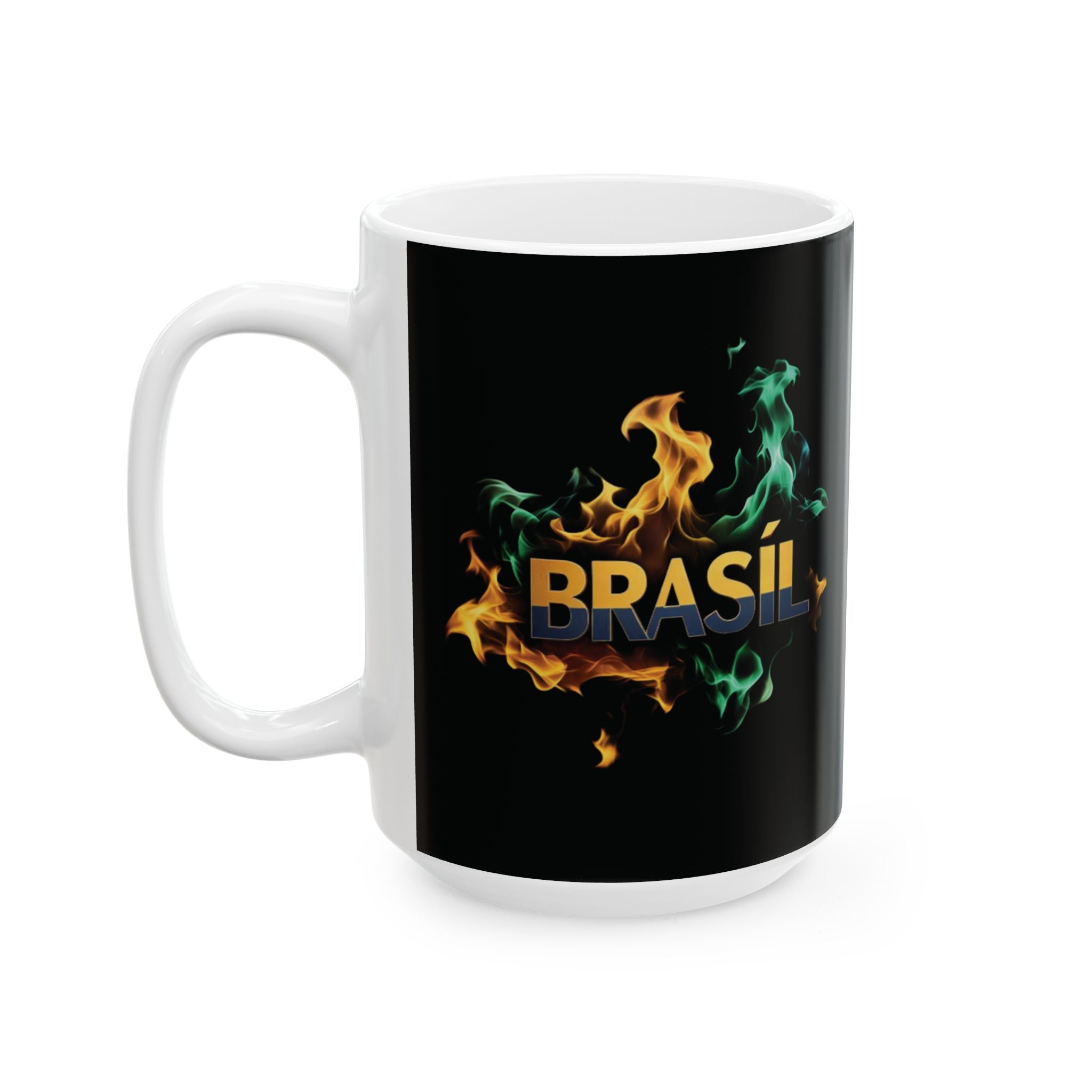 Caneca de Cerâmica de Fogo Brasileira