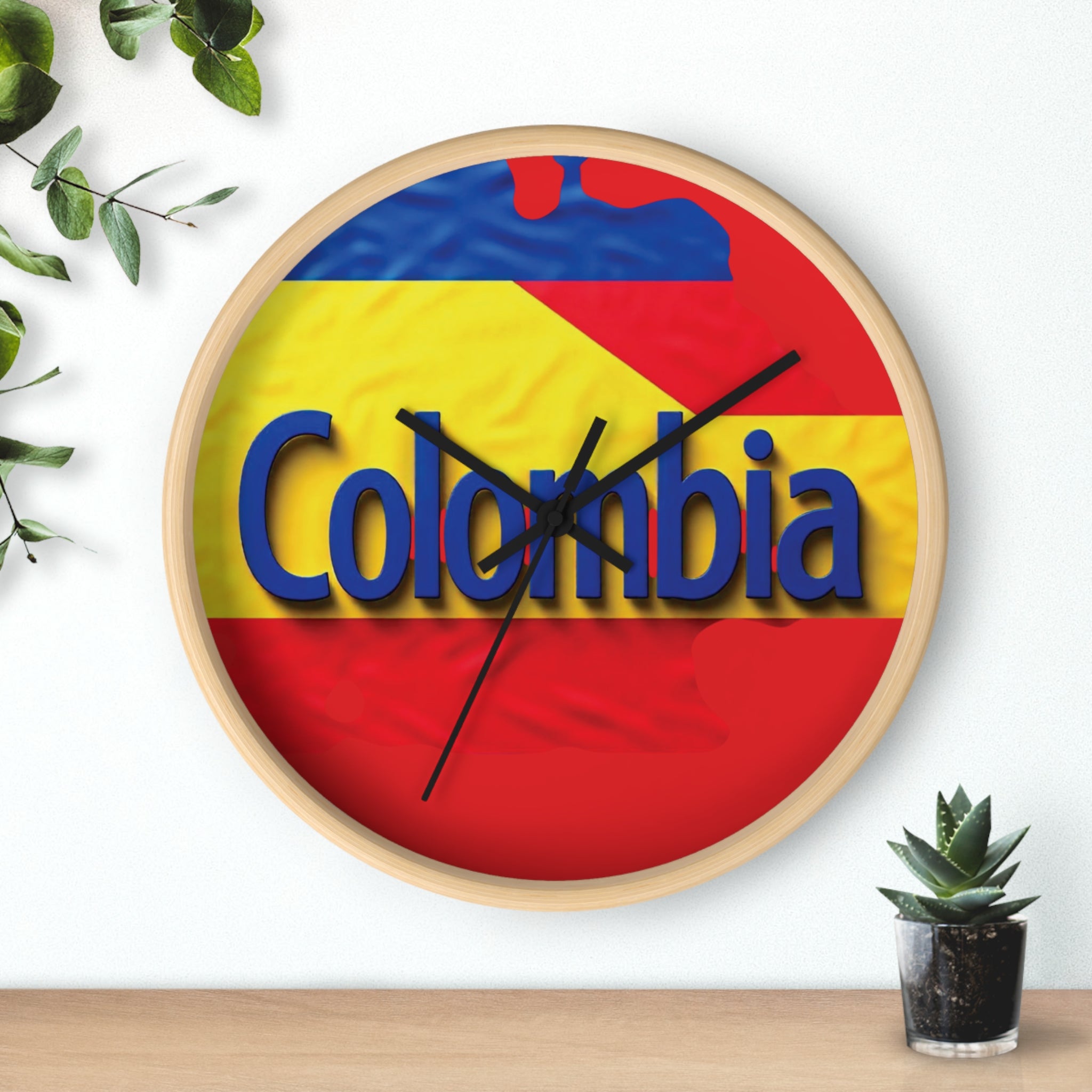 Reloj de pared colombiano