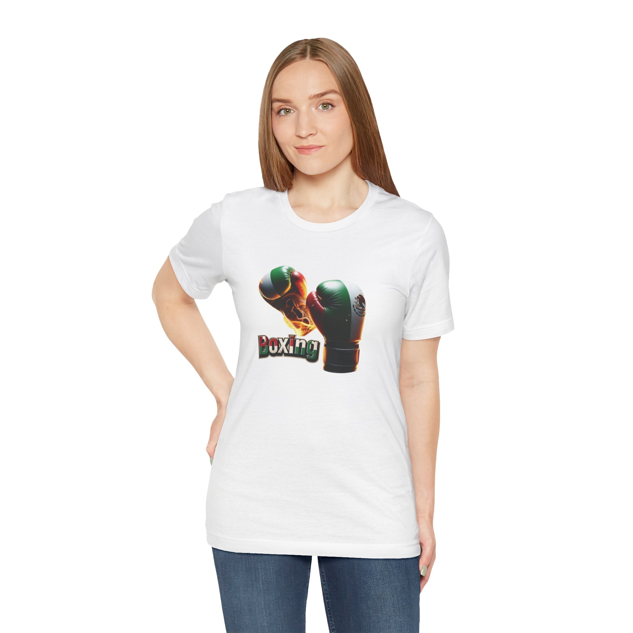 Camiseta unisex con gráfico de boxeo: ropa deportiva para los amantes del fitness