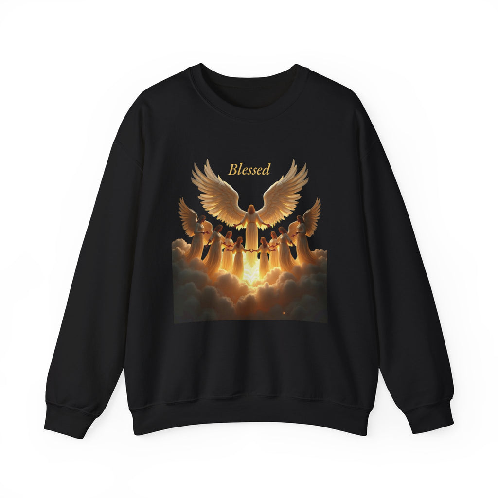 Angelic Sweatshirt, Blessed Faithful Apparel, Spiritual Gift