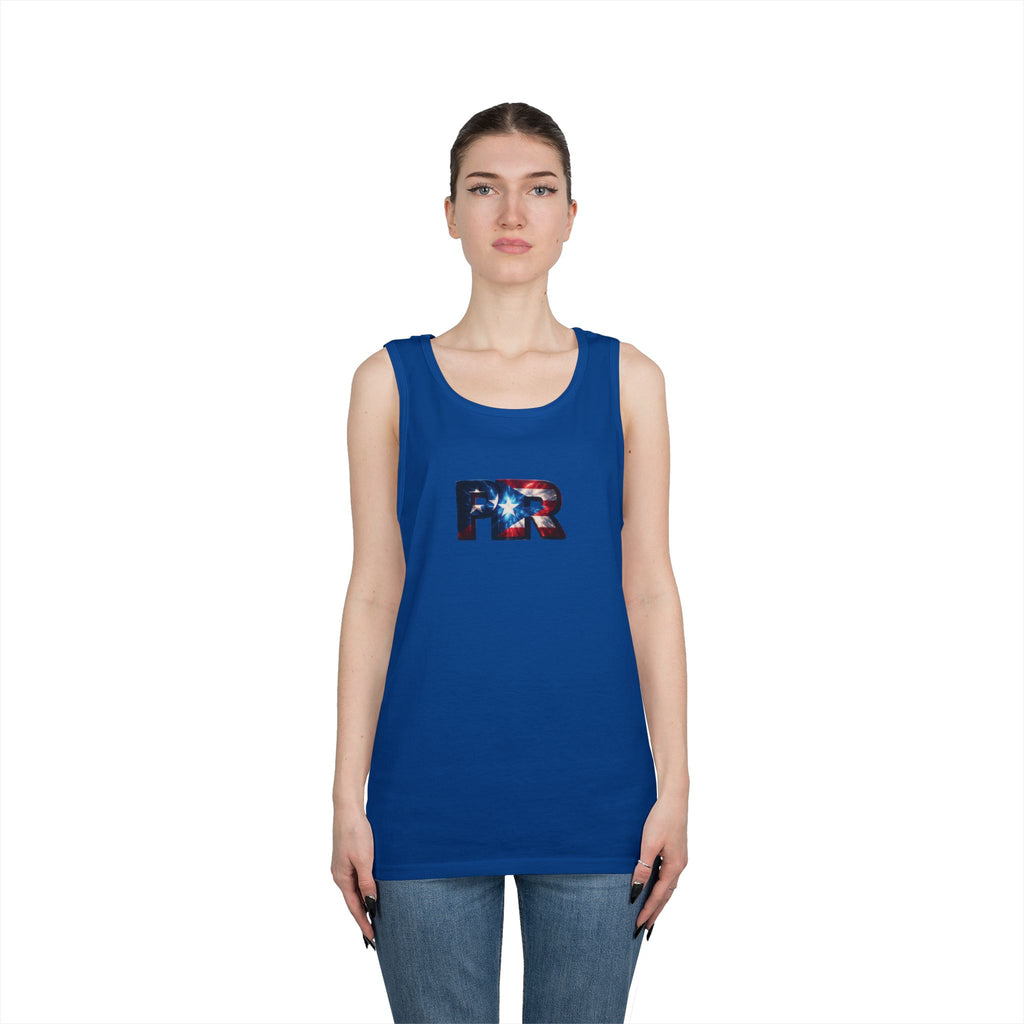 Camiseta unisex de algodón grueso de Puerto Rico | Diseño Patriótico de PR