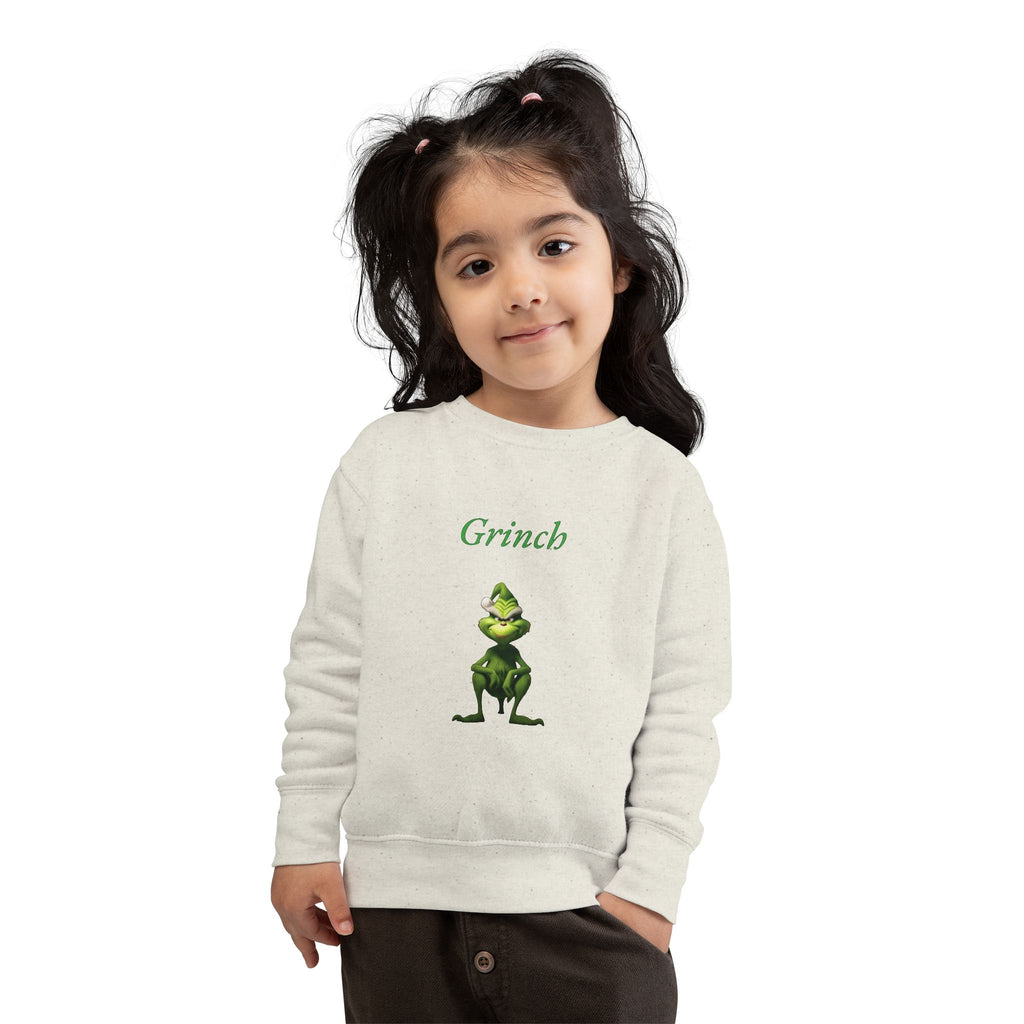 Grinch Toddler Sweatshirt - Fun Holiday Apparel for Kids