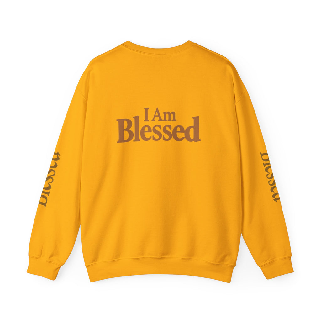 Unisex Heavy Blend™ Crewneck Sweatshirt with 'I Am Blessed' Design, Cozy Gift for Thanksgiving, Affirmation Apparel, Inspirational [...]