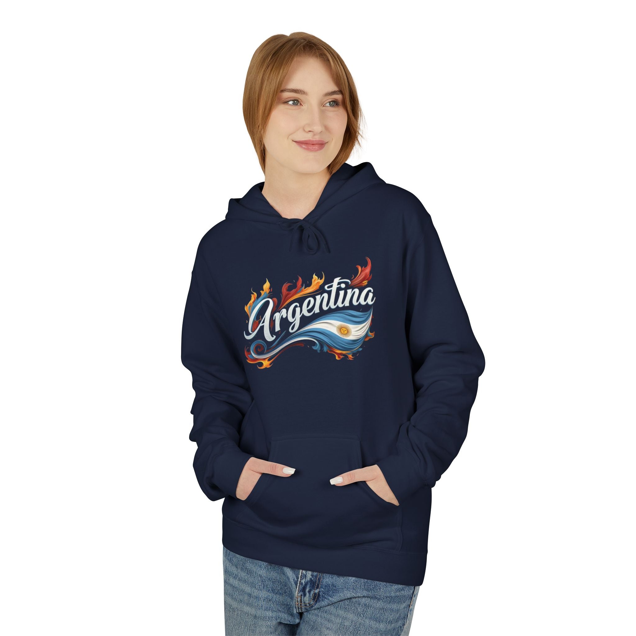 Argentina Flames Fleece Hoodie