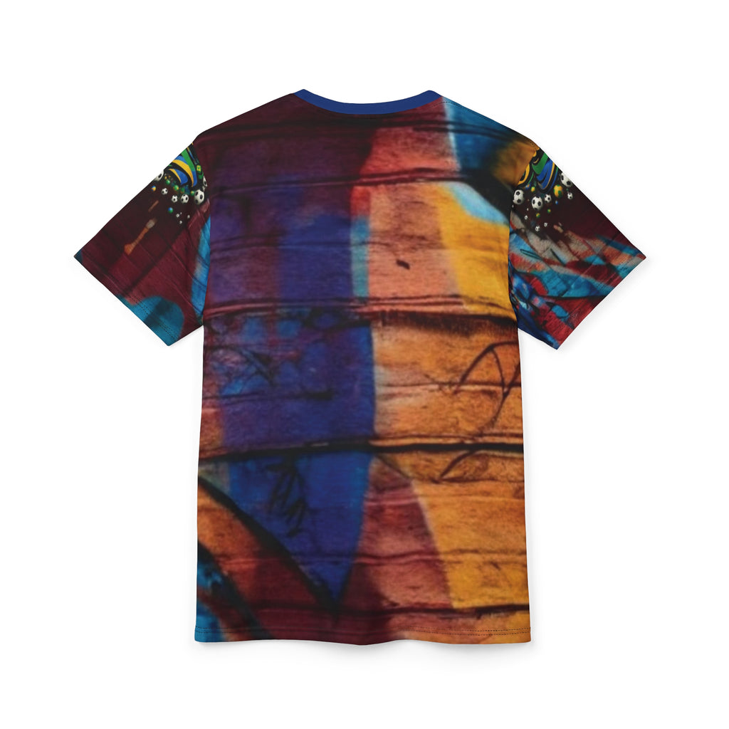 Camiseta vibrante do Brasil para fãs