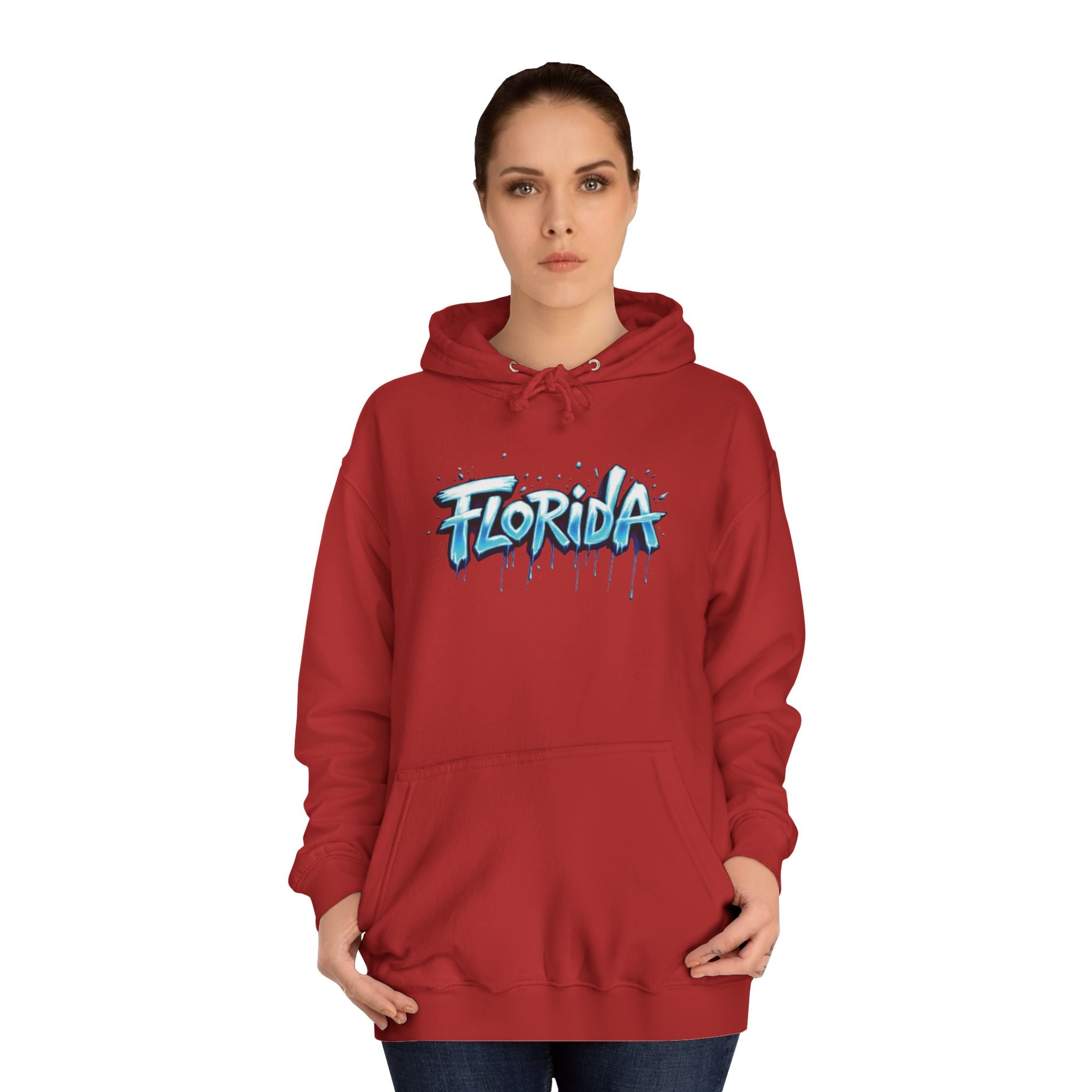 Florida Unisex College Hoodie - Trendy Pullover, Stylish Gift for Students, College Apparel, Casual Wear 