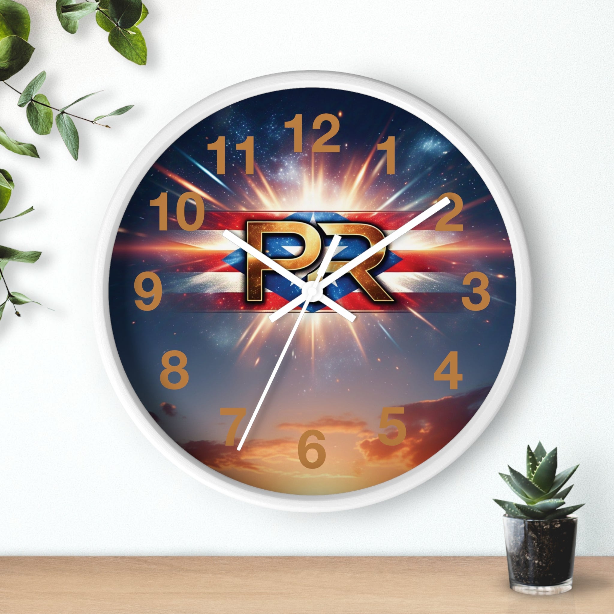 Reloj de pared elegante Cosmic PR: perfecto para la decoración del hogar o la oficina